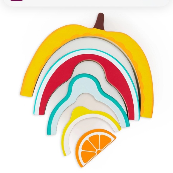 F.A.O. Schwarz® Fruit Stacker Wood Building Set - Picture 3 of 4